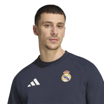 Real Madrid pánska mikina Tiro Travel navy