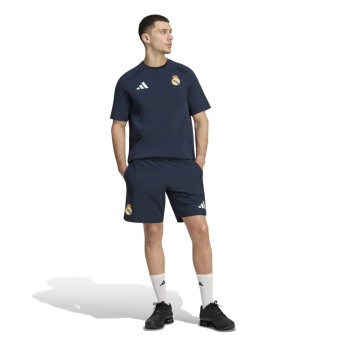 Real Madrid pánske tričko Tiro Travel navy