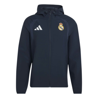 Real Madrid pánska bunda Wind Tiro Travel navy