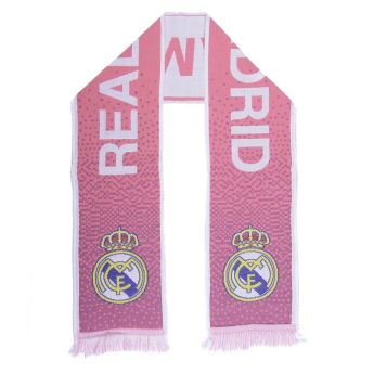 Real Madrid zimný šál No31 pink