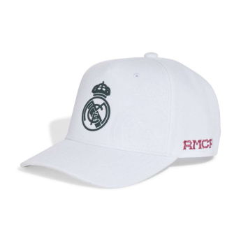 Real Madrid čiapka flat šiltovka Snapback white