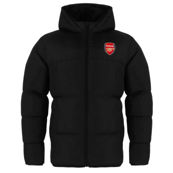 FC Arsenal pánska zimná bunda Quilted black