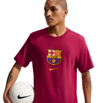 FC Barcelona pánske tričko Club Crest red