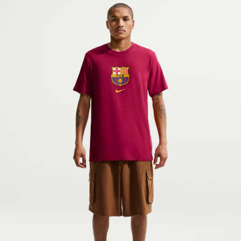 FC Barcelona pánske tričko Club Crest red