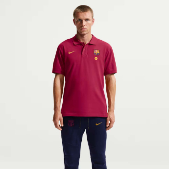 FC Barcelona polokošeľa Club Crest red