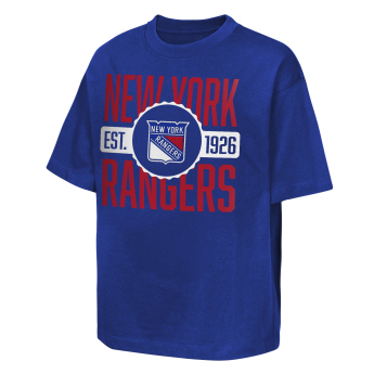 New York Rangers detské tričko NHL Shot Speed Short Sleeve Elevated