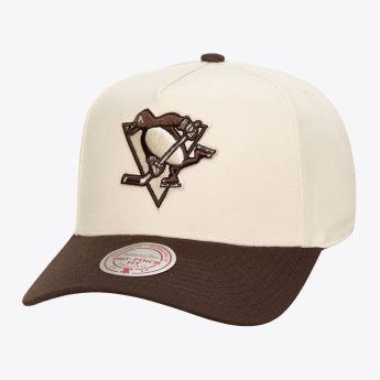 Pittsburgh Penguins čiapka baseballová šiltovka NHL Brown and Cream Pro Snapback