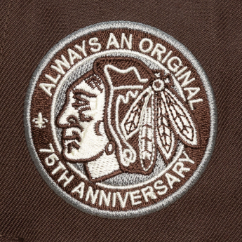 Chicago Blackhawks zimná čiapka NHL Brown and Cream Snapback