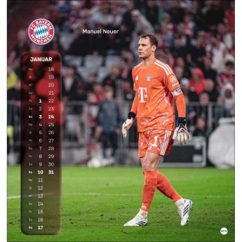 Bayern Mníchov kalendár 2027 Postcard