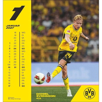 Borussia Dortmund kalendár 2027 Postcard
