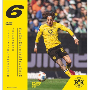 Borussia Dortmund kalendár 2027 Postcard