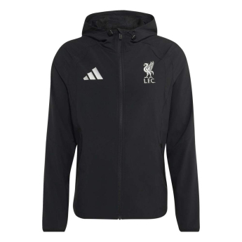 FC Liverpool pánska bunda Travel Windbreaker black