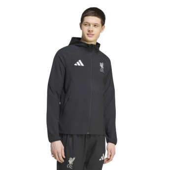 FC Liverpool pánska bunda Travel Windbreaker black