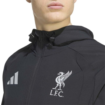 FC Liverpool pánska bunda Travel Windbreaker black