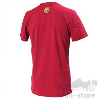 Barcelona pánske tričko rojo