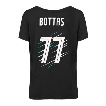 Mercedes AMG Petronas dámske tričko Bottas 77 black F1 Team 2018