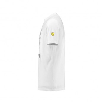Ferrari pánske tričko History white F1 Team 2018