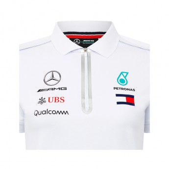Mercedes AMG Petronas dámske polo tričko white F1 Team 2018