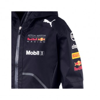 Red Bull Racing pánska bunda s kapucňou Rain navy F1 Team 2018