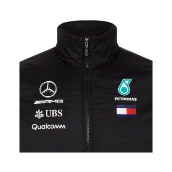 Mercedes AMG Petronas pánska bunda black Padded F1 Team 2018