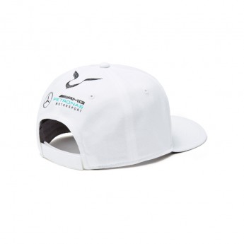 Mercedes AMG Petronas čiapka flat šiltovka Lewis Hamilton white F1 Team 2018