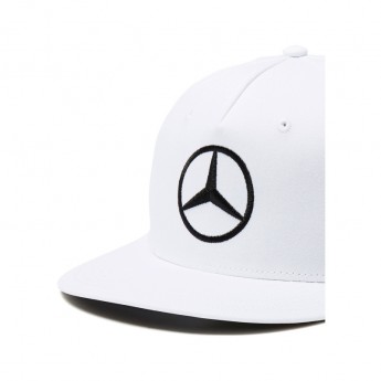 Mercedes AMG Petronas čiapka flat šiltovka Lewis Hamilton white F1 Team 2018