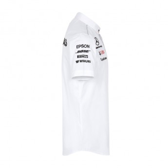 Mercedes AMG Petronas pánska košeľa white F1 Team 2018