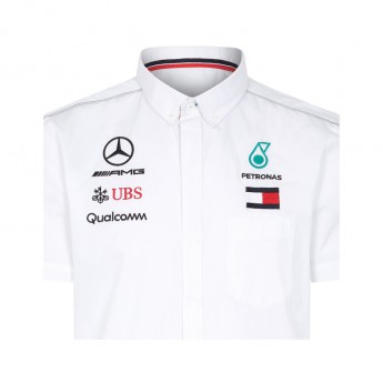 Mercedes AMG Petronas pánska košeľa white F1 Team 2018