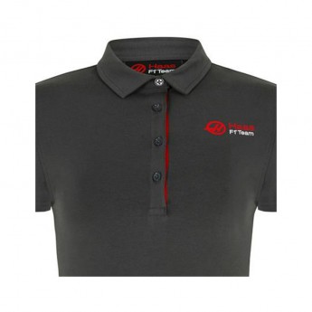 Haas F1 dámske polo tričko logo grey F1 Team 2018