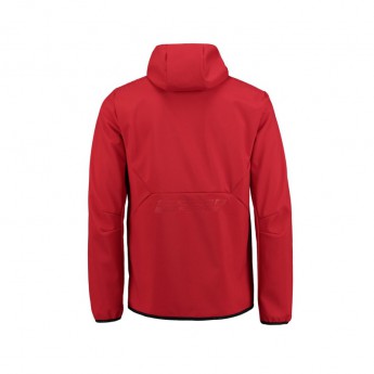 Ferrari pánska bunda s kapucňou softshell SF red F1 Team 2018