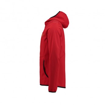 Ferrari pánska bunda s kapucňou softshell SF red F1 Team 2018