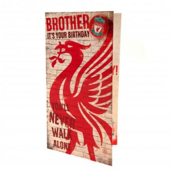 Liverpool F.C. Birthday Card Brother