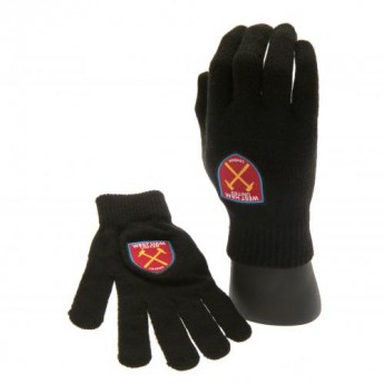 West Ham United detské rukavice Knitted Gloves Junior