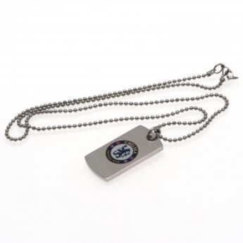 FC Chelsea retiazka na krk s psou známkou Colour Crest Dog Tag & Chain