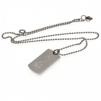 Tottenham retiazka na krk s psou známkou Engraved Dog Tag & Chain