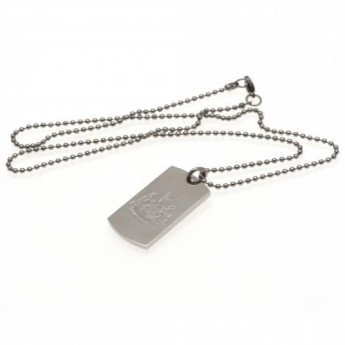 Newcastle United retiazka na krk s psou známkou Engraved Dog Tag & Chain