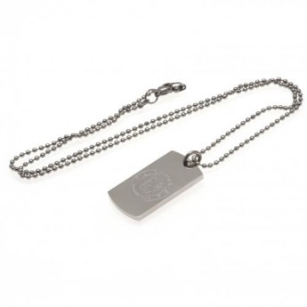 FC Chelsea retiazka na krk s psou známkou Engraved Dog Tag & Chain