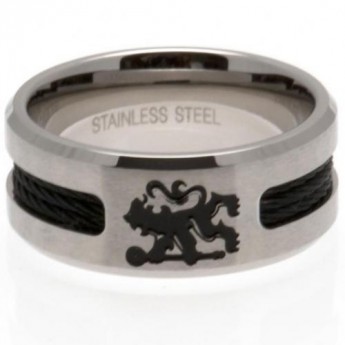 FC Chelsea prsteň Black Inlay Small