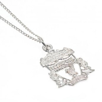 FC Liverpool retiazka na krk s príveskom Sterling Silver Pendant & Chain CR