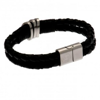 FC Celtic kožený náramok Leather Bracelet