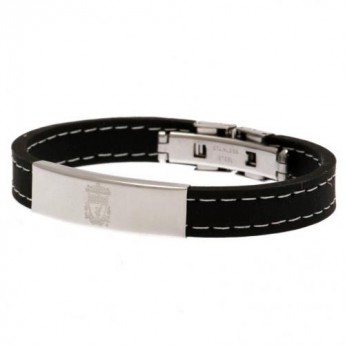 FC Liverpool silikónový náramok Stitched Silicone Bracelet