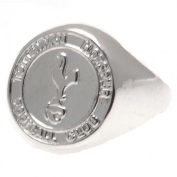 Tottenham prsteň Silver Plated Crest Ring Small