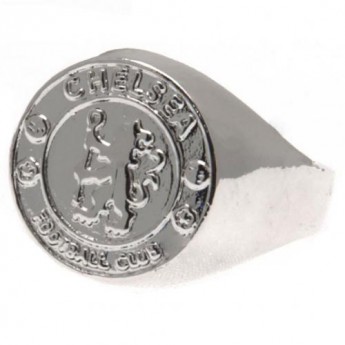 FC Chelsea prsteň Silver Plated Crest Medium