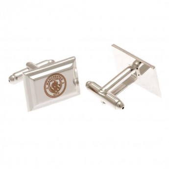 Manchester City manžetové gombíky Silver Plated Cufflinks