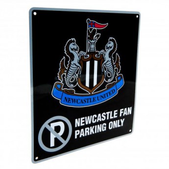 Newcastle United kovová značka No Parking Sign