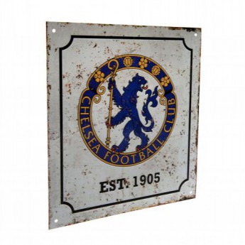 FC Chelsea ceduľa na stenu Retro Logo Sign