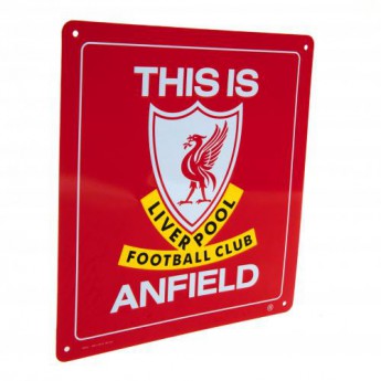 FC Liverpool ceduľa na stenu This is Anfield Sign