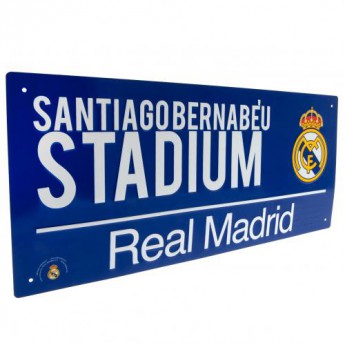 Real Madrid kovová značka Street Sign BL