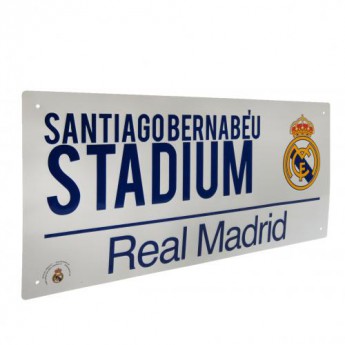 Real Madrid kovová značka Street Sign