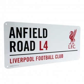 FC Liverpool ceduľa na stenu Street Sign